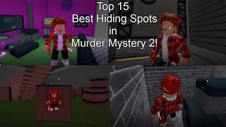 Top 15 Best Hiding Spots in Murder Mystery 2!