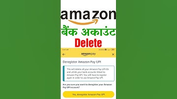 Amazon Se Bank Account Kaise Delete Kare | Amazon Bank Account Delete Kaise Kare #shortsfeed #amazon