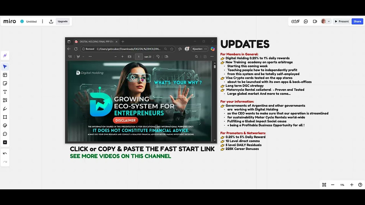 DIGITAL HOLDING (need to know updates) AI CRYPTO PROFITS (share this video) TOP TEAM ROB BUSER