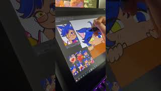 Emote Commission Drawing Process Emote Commission Drawing Process