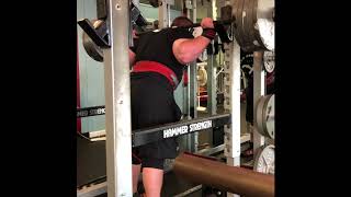 Texas squat bar 5x5 @ 75% (505lbs ...