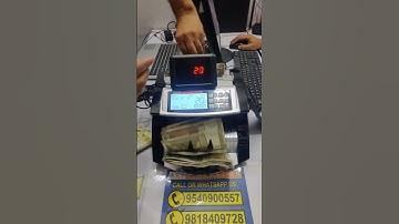 How to Set Value in Note Counting Machine #notecountingmachine #cashcountingmachine #shorts