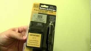 Canon BP-110 Battery Replacement Unboxing and First Look