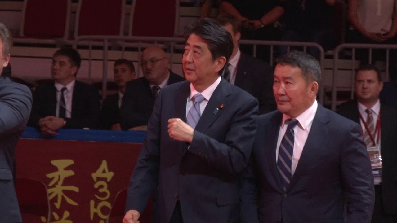 Монгол Улсын Ерөнхийлөгч Х.Баттулга жудо бөхийн медалийн төлөөх барилдааныг үзэж сонирхлоо