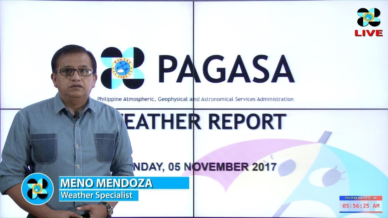 Public Weather Forecast Issued at 4:00 AM November 5, 2017
