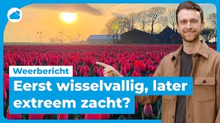 Weerbericht: eerst wisselvallig, later extreem zacht?