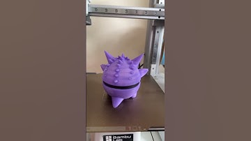 LETS PRINT GENGAR POKEBALL!  #3dprinting #pokemon #gengar