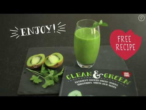 "green-cleaner"-apple,-avocado,-kiwi-&-kale-smoothie!