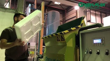 GREENMAX EPS Recycling Machine A-C100 Operated by EPS Manufacturer in Greece