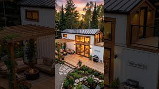 👉 Cinematic Tiny House in the Forest 🌲✨ | Cozy Luxury Living #tinyhouse