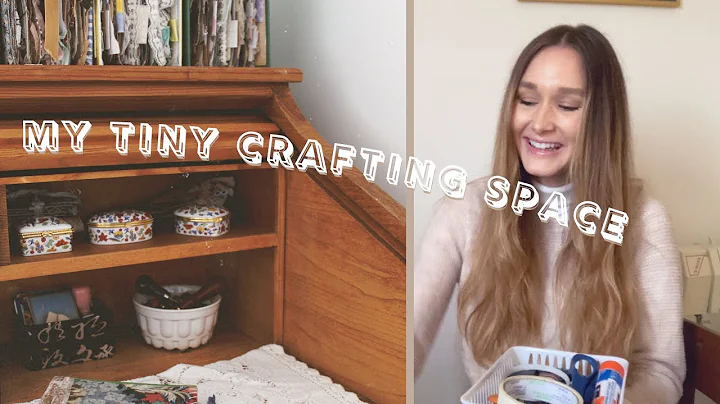 Tiny craft space tour | How I keep my supplies org...