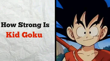 Is Kid Goku stronger than kid Krillin?