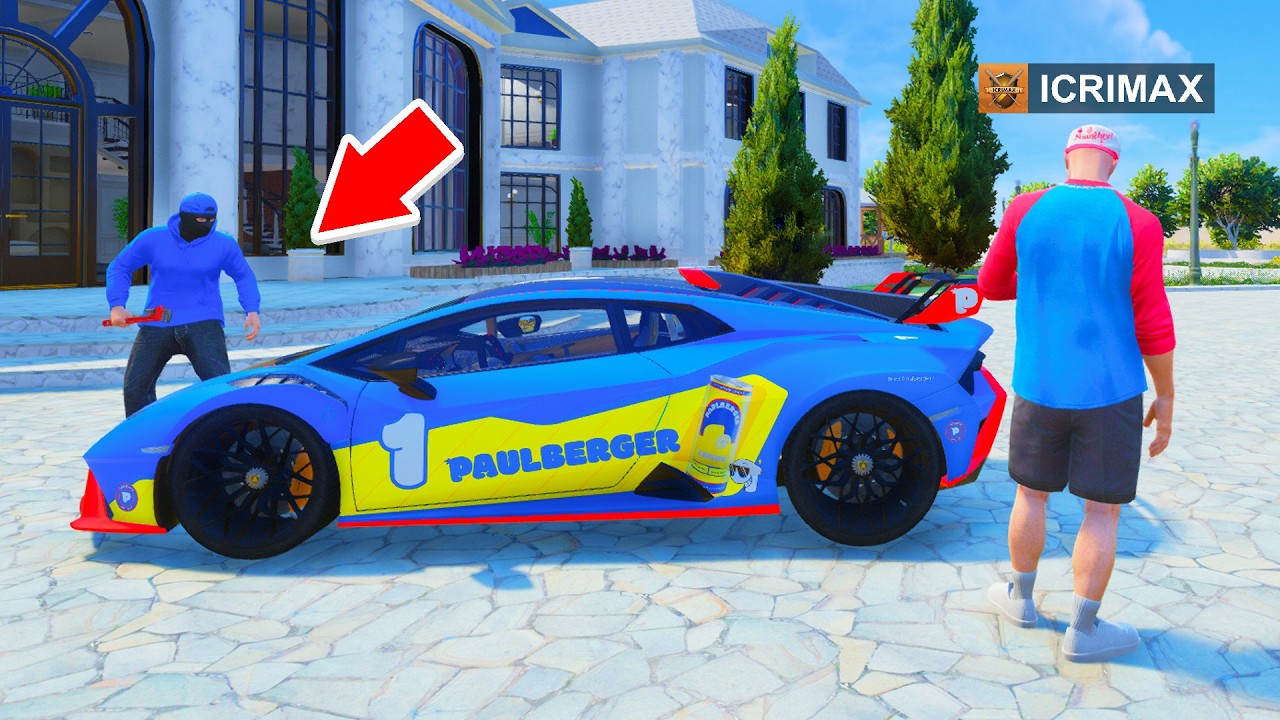 ich KLAUE ALLE *YOUTUBER* AUTOS (iCrimax, Russik, ...)!🚗😱 in GTA 5