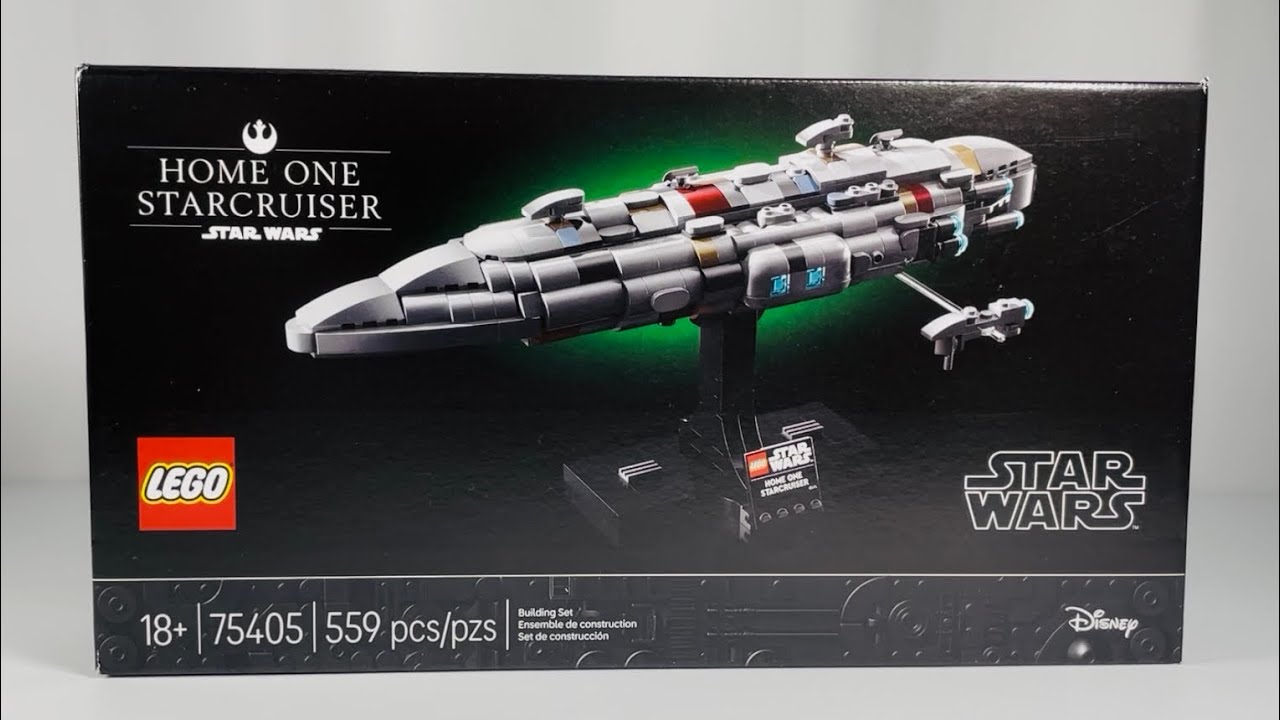 LEGO Star Wars 75405 Home One Starcruiser Speed Build!