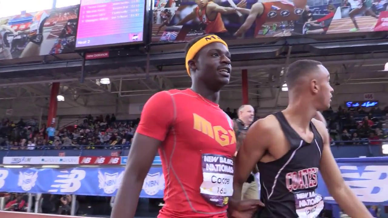 Tyrese Cooper wins 2017 NBNI boys' 200 meter in sophomore class record 21.05 seconds