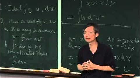 Lec33 微積分(一) 第七章　Techniques of Integration