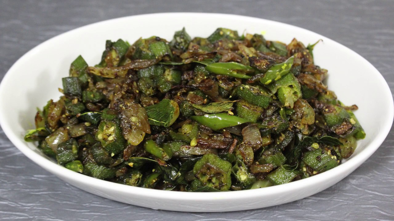 Kerala vendakai thoran