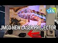 The smallest 4K UST triple laser Projector from JMGO at CES 2025