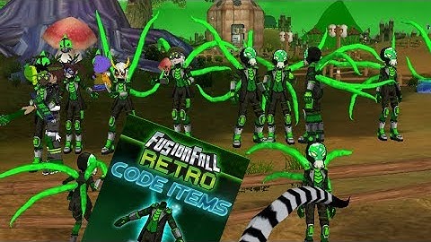 New Limited Code Item Green Clockwork Digital Set! | FusionFall Retro