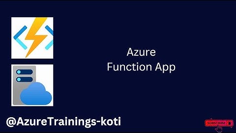 Azure Function App Tutorial   Serverless Computing, Triggers
