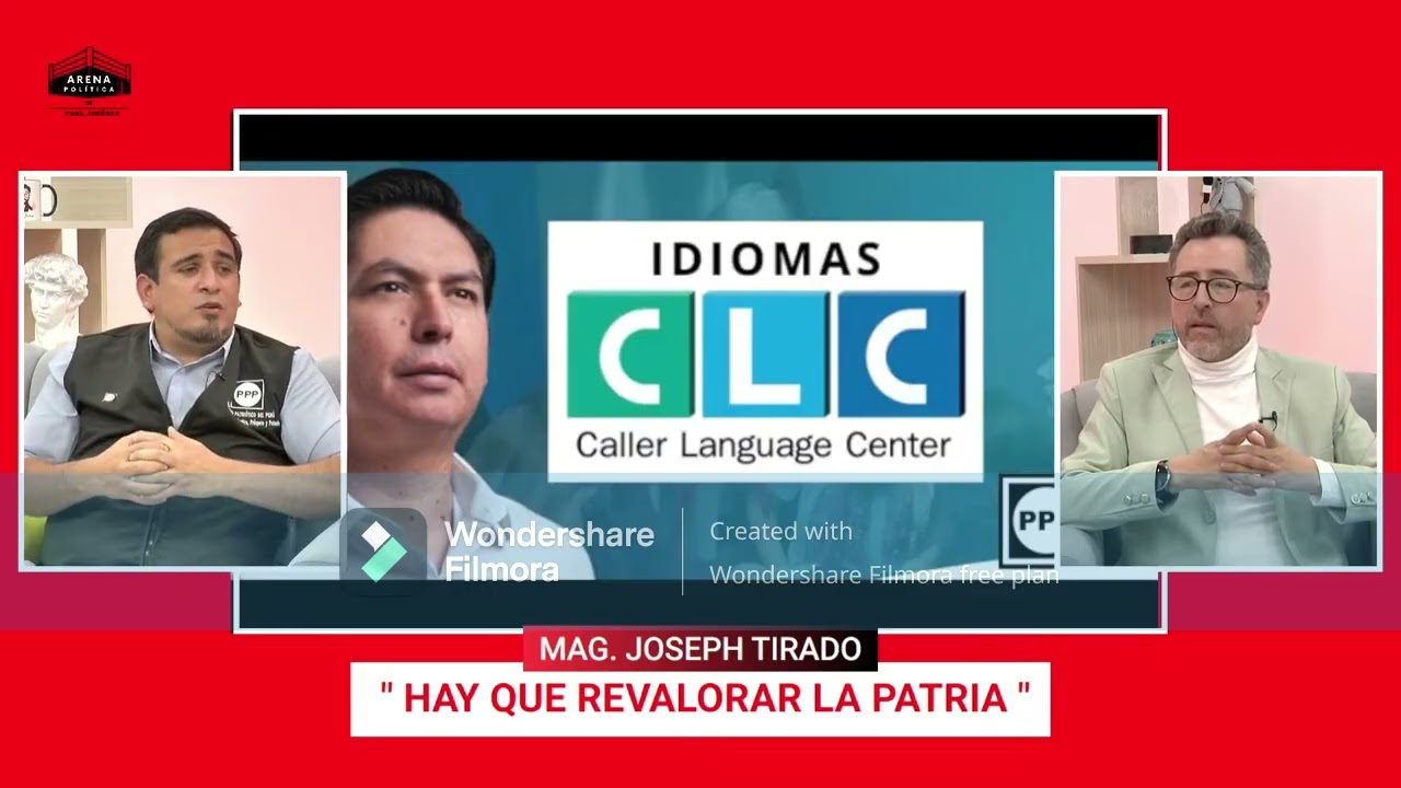 Entrevista en Arena Política: Joseph Tirado Candidato a Diputado por Lima #23 con Paúl Jiménez