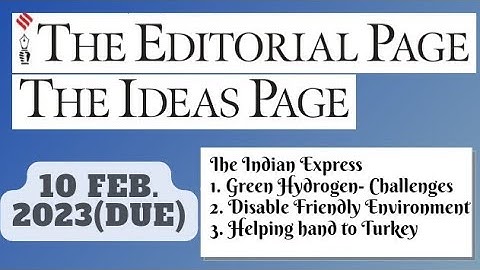 10th February 2023 | Gargi Classes The Indian Express Editorials & Idea Analysis | By R.K. Lata