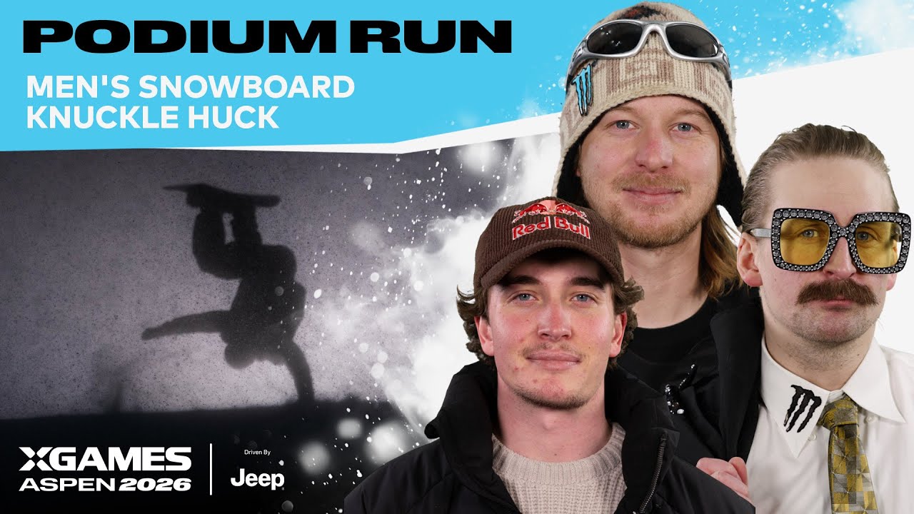 Men’s Snowboard Knuckle Huck: Top 3 Medal Runs | X Games Aspen 2026