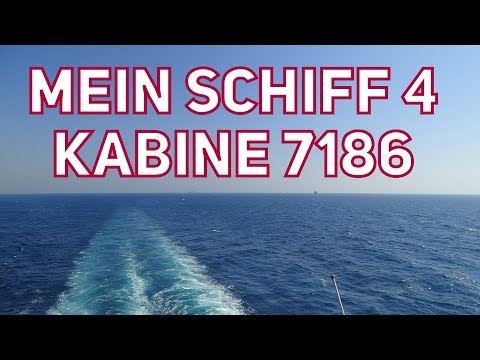 Mein Schiff 4 Kabine 7186 Im Heck Youtube