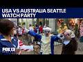 FIFA fans take over Seattle's Pioneer Square for USA vs AUS | FOX 13 Seattle