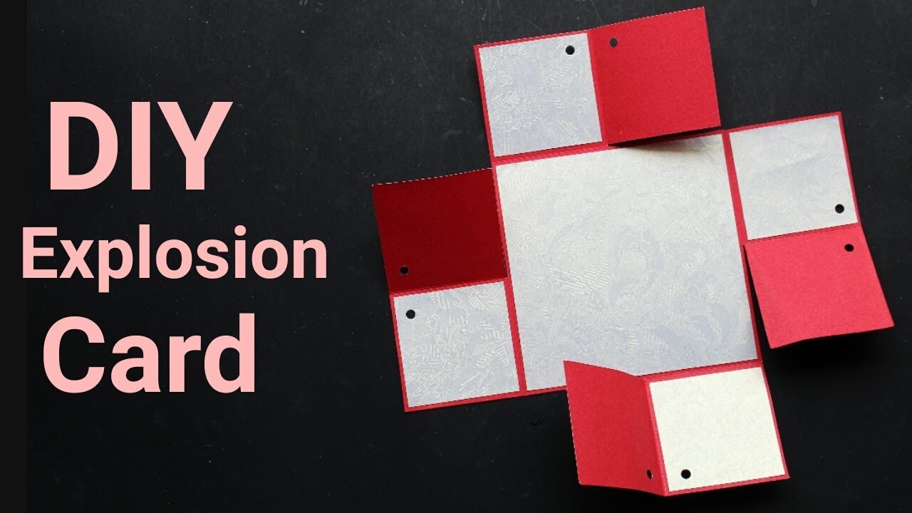 handmade explosion card for all occasion | diy explosion card | friendship  day card |