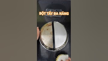 Hủ này tẩy được vết ố nồi chảo, cặn canxi, vết chì màu, thay thế hầu hết các loại tẩy khác #review