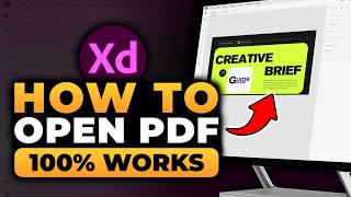 How To Open a PDF in Adobe XD (FAST & EASY) | 100% WORKS | NO Yapping! | Adobe XD Open a PDF