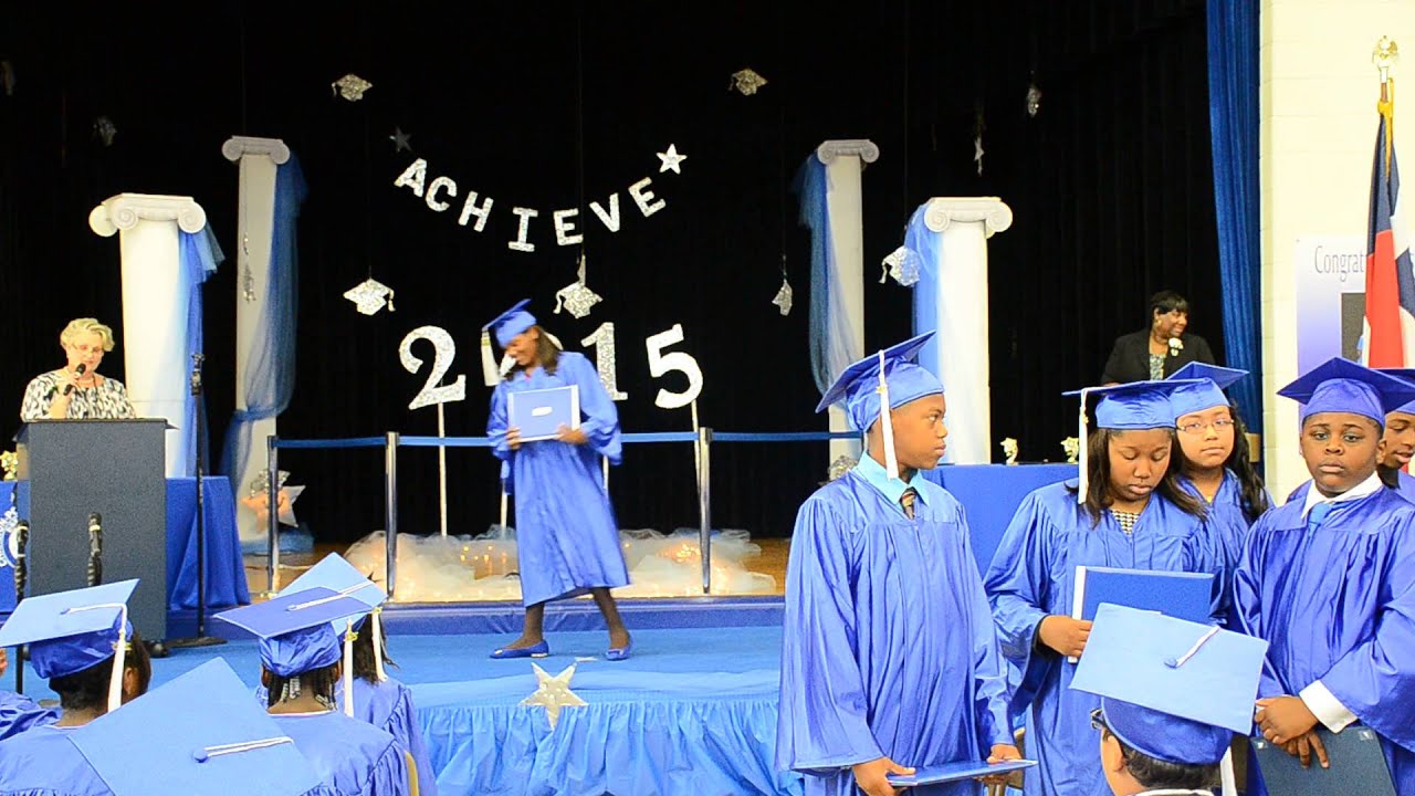 CharltonPollard Elementary School 5th Grade Cap and Gown Ceremony Pt