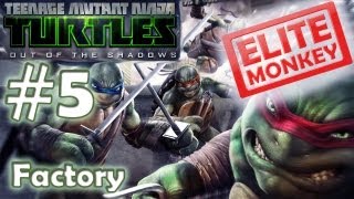 TMNT: Out of the Shadows - Walkthrough Part 5 - Factory [Commentary] [HD PC]
