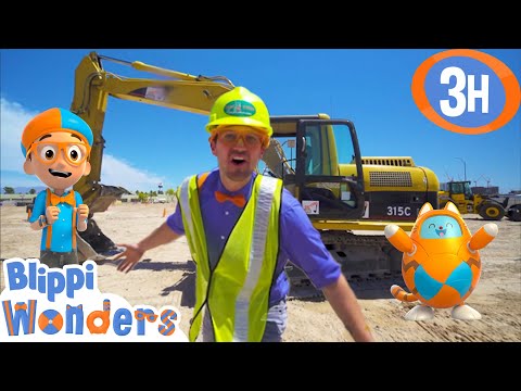 Blippi Explores an Excavator! | Blippi & Blippi Wonders Videos for Kids