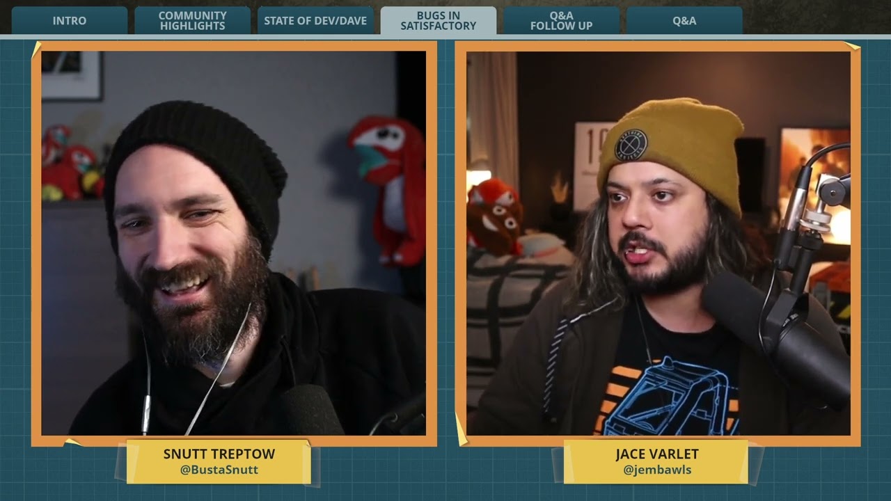 Snutt & Jace Talk: Bugs in Satisfactory