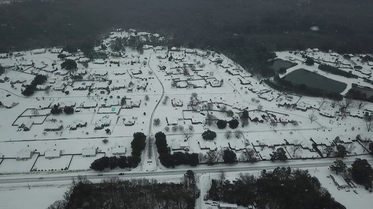 Southern Hills Plantation in Rincon, GA January 3, 2018 Snow YouTube