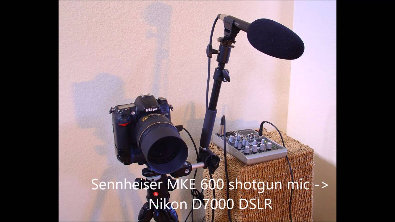 Microphones compared: Sennheiser MKE 600, Bronstein BRN-900, BRN-400, Sony PCM M10, Nikon D7000