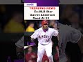 Ex-Mlb Star Garret Anderson Dead At 53💔😭