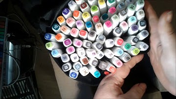 Touchfive Markers cheap copic alternatives  PLEASE  put on CC for subtitle!! #alcoholbased markers