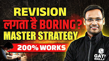 GATE 2025 Exam Preparation | Best Revision Techniques for GATE Exam