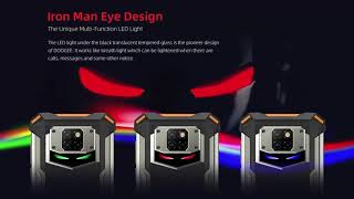 DOOGEE S88 PRO Iron Man Eye Design