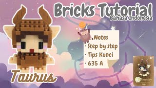How to Build a Bricks Zodiac Taurus 635A I Tutorial Lego Bricks Mini