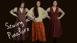 Sewing A Pinafore / Jumper Dress