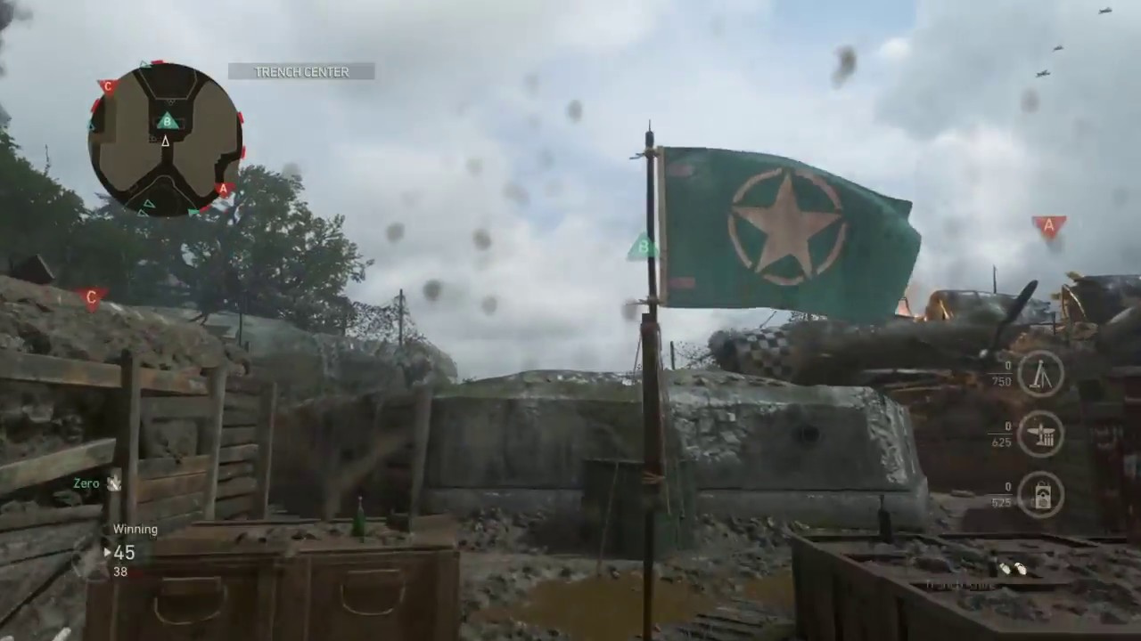 Call of Duty®: WWII - Domination Match (200 Point Game) - YouTube