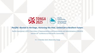 SPC Conference 2025 | Dr Stuart Minchin’s Final Address from Tonga