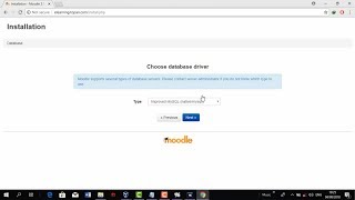Installation Moodle in debian 8
