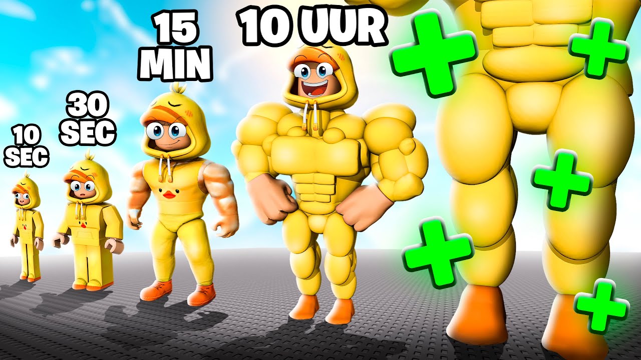 Ik Word STERKER Elke SECONDE!💪 (Roblox)