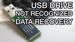 usb drive not recognized - data recovery