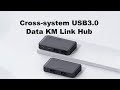 Hagibis cross system computer linker, keyboard and mouse sharing, file copying to each other